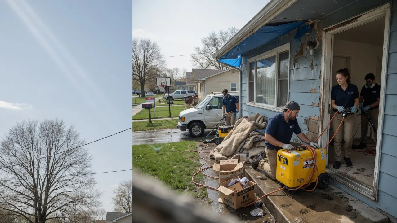 Basement Flood Cleanup in Alexander, ND near me